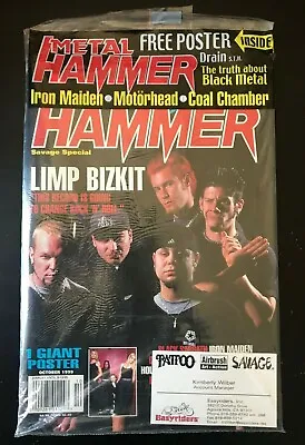 Metal Hammer - Limp Bizkit-iron Maiden-black Sabbath-marilyn Manson-silverchair • $49.99
