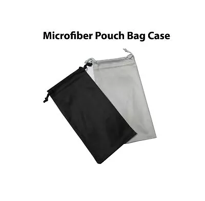 2x Premium Microfiber Pouch Bag Cleaning Case Sunglasses Eyeglasses High Quality • $2.15