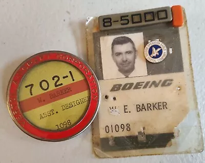 Vintage Boeing Aircraft Company - Vertol Division Plant Employee ID Badge • $38