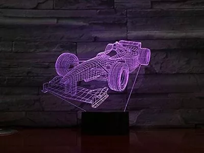 Race Car Lamp Lamp Teen Boys Room Party Birthday Valentines Night Light • $23.57