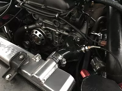 P2M Upper Radiator Hose Cooling Performer BLACK Silvia 240SX S13 S14 SR SR20DET • $45