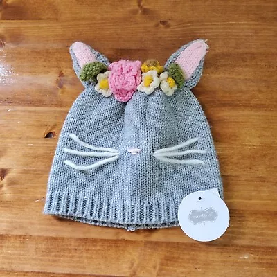 Mud Pie Cat Knitted Beanie Hat - Infant Size 12-18 Months • $12