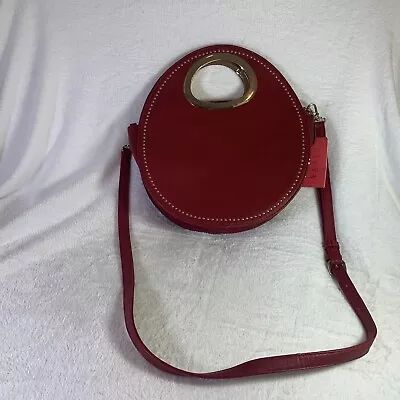 Vieta Round Red Handbag New Old Stock With Minor Flaws See Images • $19.99