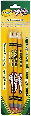 Brand New Crayola Twistables Pack Of 3 HB Pencils X 2 Packs • £3.99