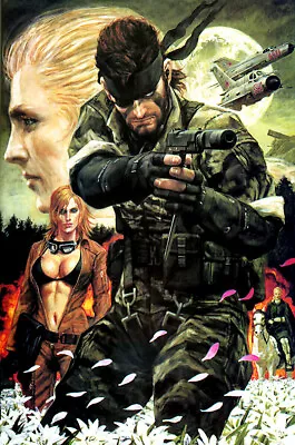 Metal Gear Solid 3 Snake Eater Subsistence PS2 PS3 POSTER MADE IN USA - MGS307 • $18.48