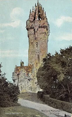 Wallace Monument Stirling Unposted Postcard By Shurey • £3.95