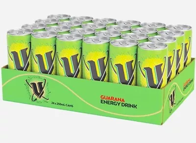 V  Green Energy Drink 24*250ML New Edition • $79.95