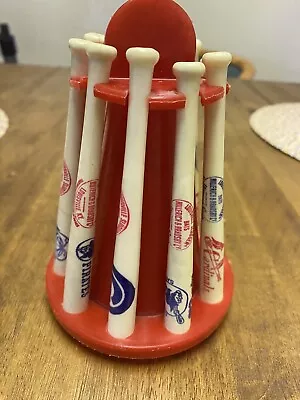 Vintage MLB Louisville Slugger Mini Baseball Bat Coin Bank 1970's • $14.99