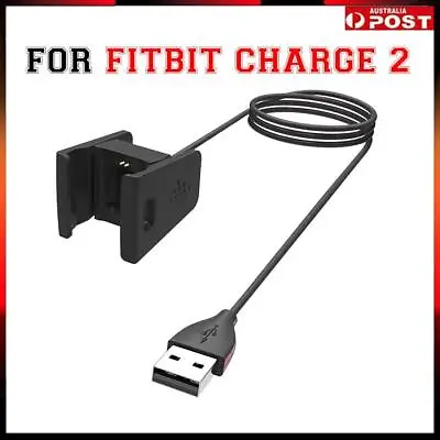 $10.39 • Buy USB Charger Charging Cable For Fitbit Charge 2 Wristband Smart Fitness Watch AU