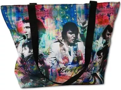 Midsouth Products Elvis Presley Tote Bag Color Collage Multi Large • $43.51