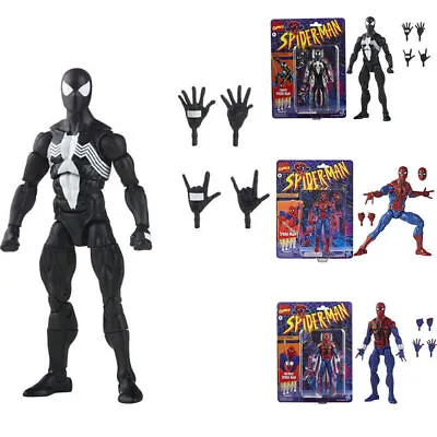 Marvel Legends Symbiote Spiderman Spiderman Ben Reilly Action Figure Toys Set • £19.96