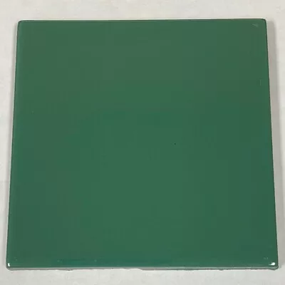 3 7/8  X 3 7/8  Forest Green Brite Tile Border Wall Remodel C#556 1 Pc • $3