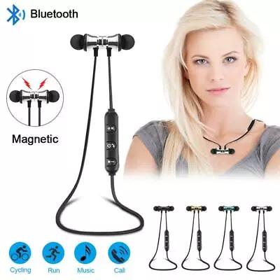 £4.24 • Buy New Wireless Earphones Bluetooth Headset Handsfree Headphones For Samsung IPhone