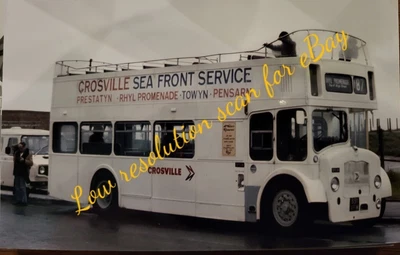 £1.20 • Buy Bus Photo: CROSVILLE Bristol Lodekka FSF 891VFM NBC Open Top Rhyl Prestatyn