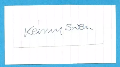 £3.50 • Buy Kenny Swain Portsmouth Fc 1985-88 Ex Aston Villa & Chelsea Fc Original Autograph