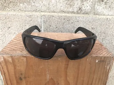 DRAGON Italy DECADE Vintage Wrap Black Mirrored Sunglasses. Decent + Cond.  • $34.99