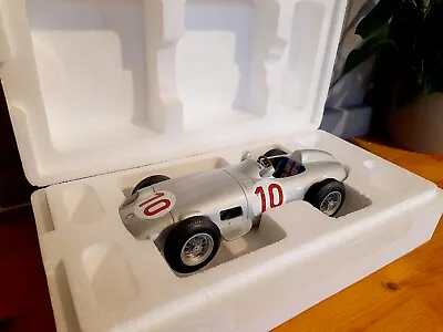 £79.99 • Buy Juan-Manuel Fangio Mercedes W196 Winner Belgium 1955 World Champion 1:18 Werk83 