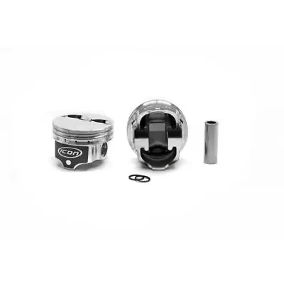 Icon Piston Set IC741.070; 4.070  Bore -5cc Flat Top 2V For 360 LA Mopar • $657.67