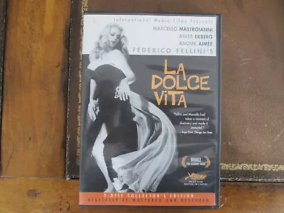 La Dolce Vita (DVD 2004 2-Disc Set Collectors Edition) Federico Fellini • $17.80