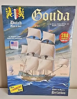 Lindberg Dutch Man O War Gouda Ship 1:125 Scale Kit # HL204/06 Sealed Dented Box • $28.99