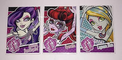 Monster High Dot Dead Gorgeous Doll 3 Collector Trading Card Set Spectra Lagoona • $5.69