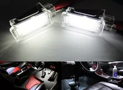 2x LED Luggage Footwell Under Door Courtesy Light For Golf Jetta Tiguan Touareg • $19.95