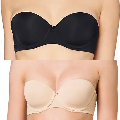 Iris & Lilly Microfibre Strapless Bra • £6.99