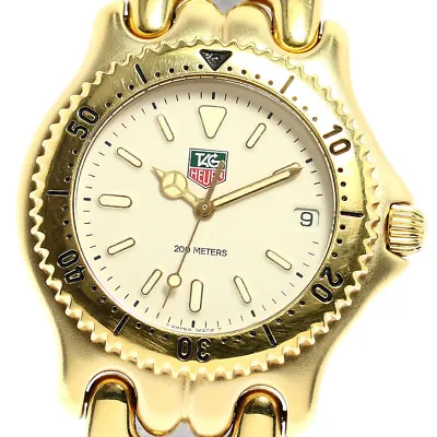 Tag Heuer Sel S94.706M Gold Swiss Dial Round 38mm Made Watch Men's Quartz • $688