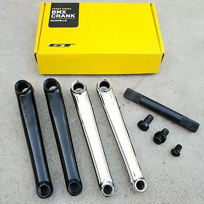 Gt Power Series Chromoly 3 Piece Crank 19mm Bmx Bike Cranks Se Haro Redline • $169.99