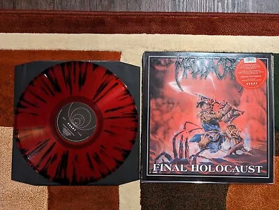 MASSACRA -FINAL HOLOCAUST- RARE LIMITED EDITION Red Black Splatter VINYL LP • $39