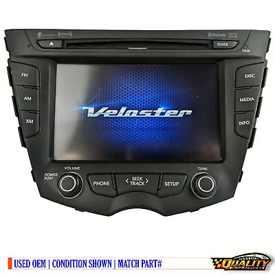 2012-2015 Hyundai Veloster Radio Display Receiver Satellite CD OEM 96560 2V720 • $179.55