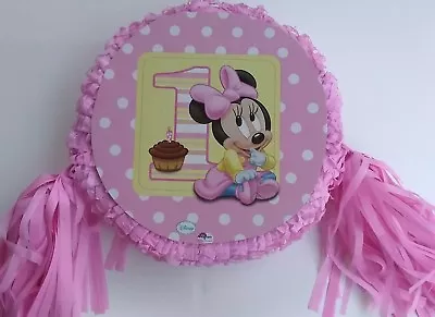 Baby Minnie 1th Piñata Birthday Party Game  Party Decoration Photo Prop  • $32.99