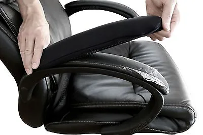 Soft Elastic Covers Fix Office Chair Armrest Arm Pads Stretch 13 -17  Long 2 Pcs • $34.95