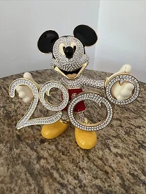 Walt Disney Mickey Mouse 2000 Arribas Collection Swarovski Crystal**no Box • $400