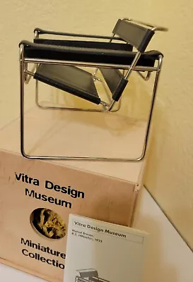 Miniatures B3 Wassily Miniature Chair Marcel Breuer 1925 Vitra Design Museum • $450