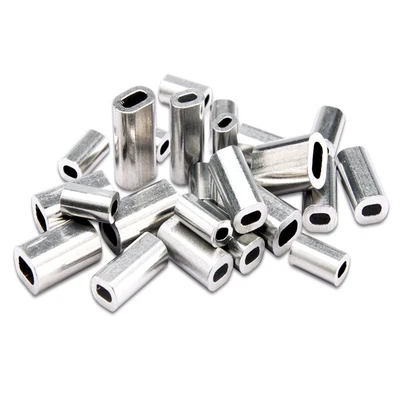 $5.81 • Buy Aluminum Crimp Sleeves Aluminium Alloy Tube Fishing Accessories Tackle Connector