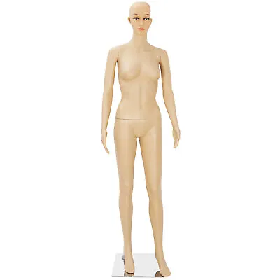 Female Mannequin PP Realistic Display Stand Turns Dress Cloth W/ Base Full Body • $63.58