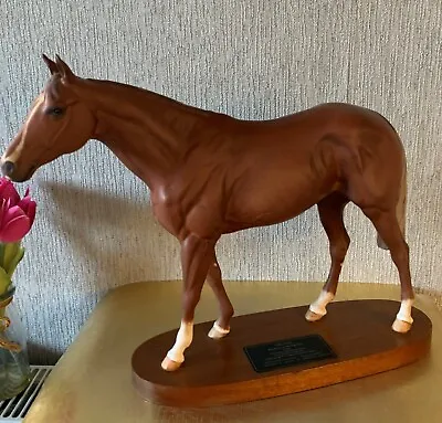 BESWICK HORSE RACEHORSE GRUNDY DERBY WINNER  LARGE MODEL No. 2258 PERFECT • £165