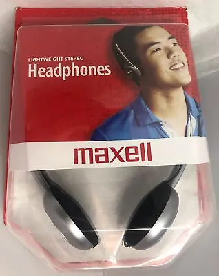 Vintage Maxell HP-200 Light-weight Stereo Headphones NOS Sealed • $14.99