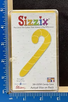 Sizzix Medium Yellow Die - Candy Cane 38-0238 Provo Craft Ellison • $6.99