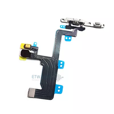 For IPhone 6 4.7  On Off Power Button Flex With LED Flash Light Metal Bracket UK • £2.99