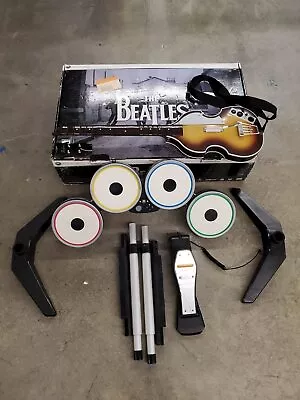 $69 • Buy Rock Band: The Beatles Edition Xbox 360 Band Bundle (Drums & Guitar) No Game/Mic