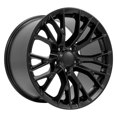 18/19  C7 Z06 Style Satin Black Wheels Rims For C5 Corvette Base 18x8.5 / 19x10 • $888