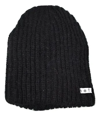 Neff Womens Black Beanie Knit Hat New • £9.64