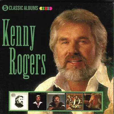 KENNY ROGERS * 5 Classic Albums 55 Original Songs * NEW 5-CD Set * • $13.97