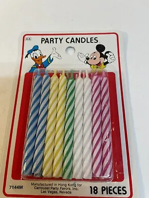 Vintage Disney Mickey Mouse Donald Duck Birthday Party Candles   B4 • $9.99
