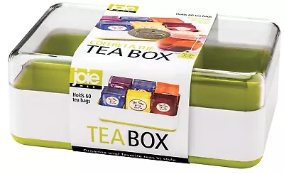 [Joie MSC] Tea Storage Box Organizer 6 Compartments - Green | Holds 60 Tea Bags • $15