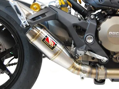GP Slip On Exhaust Competition Werkes WDMON4-S For Ducati Monster 1200 & 821 • $539.95