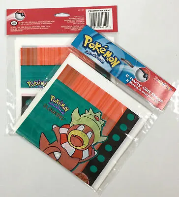 Pokémon Loot Party Favor Goody Treat Bags Lot Of 2 Pkgs (16 Bags Total) Vtg ‘98 • $12.99