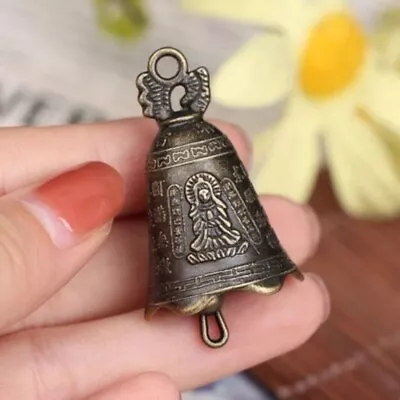 10pcs Alloy Antique Bell Parts Pray Guanyin Bell Portable Shui Feng Bell • $15.53